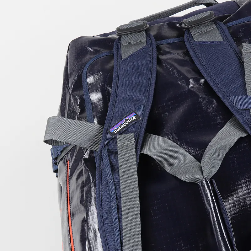Patagonia Black Hole Duffel 120L Bag Navy Blue Paintbrush Red-4