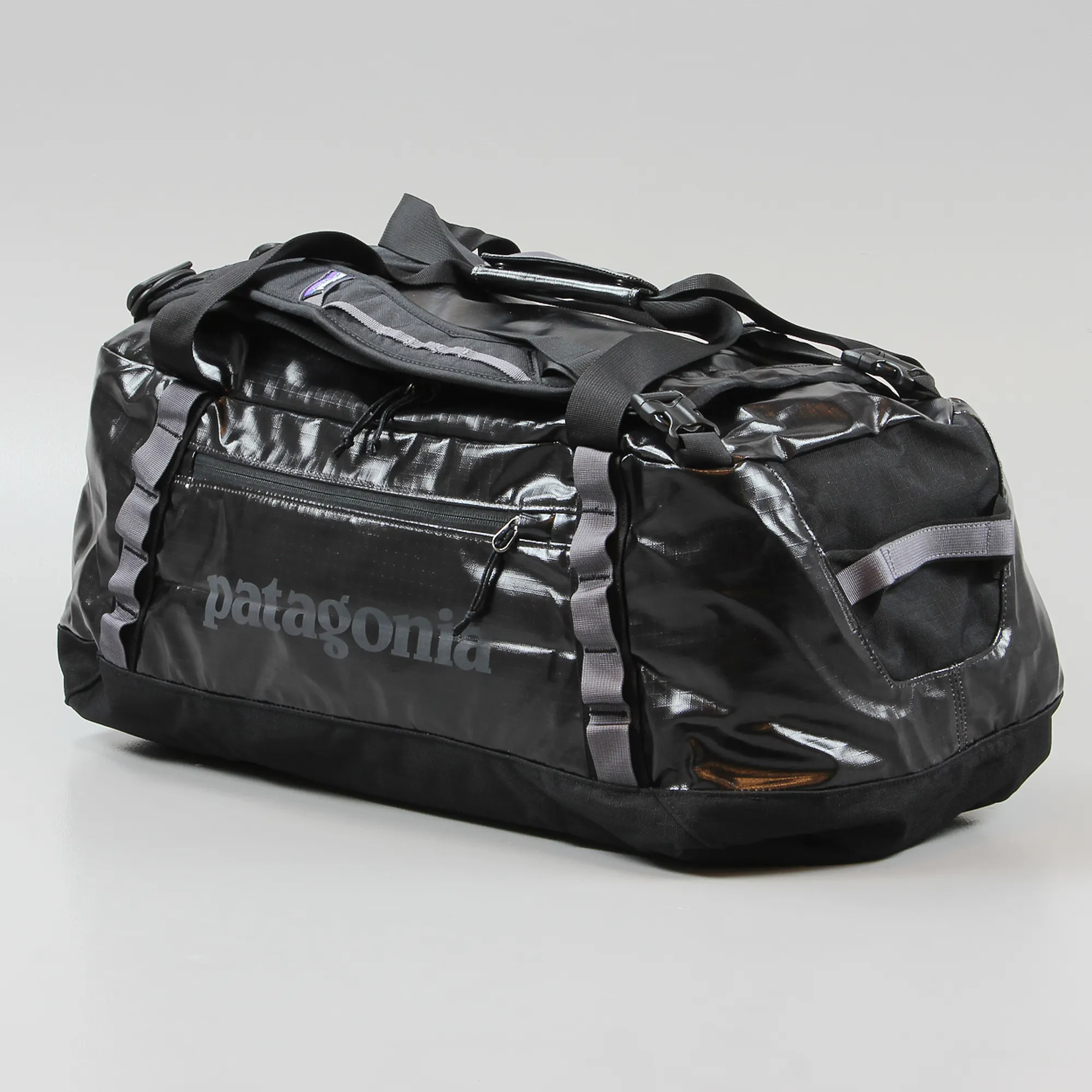 Patagonia Weatherproof Travel Black Hole Duffel 60L Bag All Black Patagonia Weatherproof Travel Black Hole Duffel 60L Bag All Black