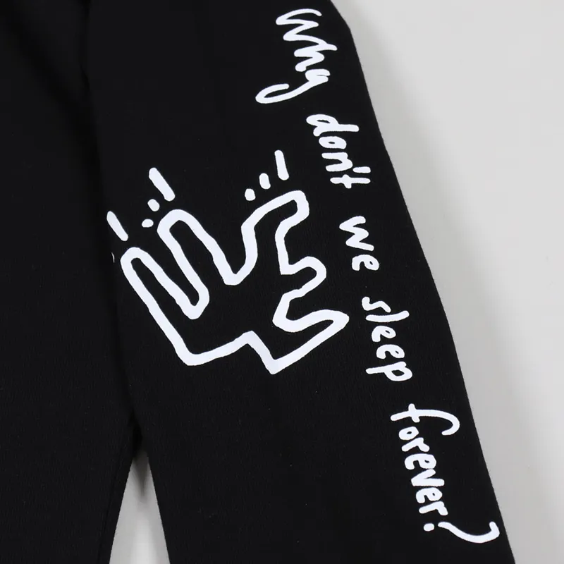 Polar Skate Co. Notebook Long Sleeve T Shirt Black-6