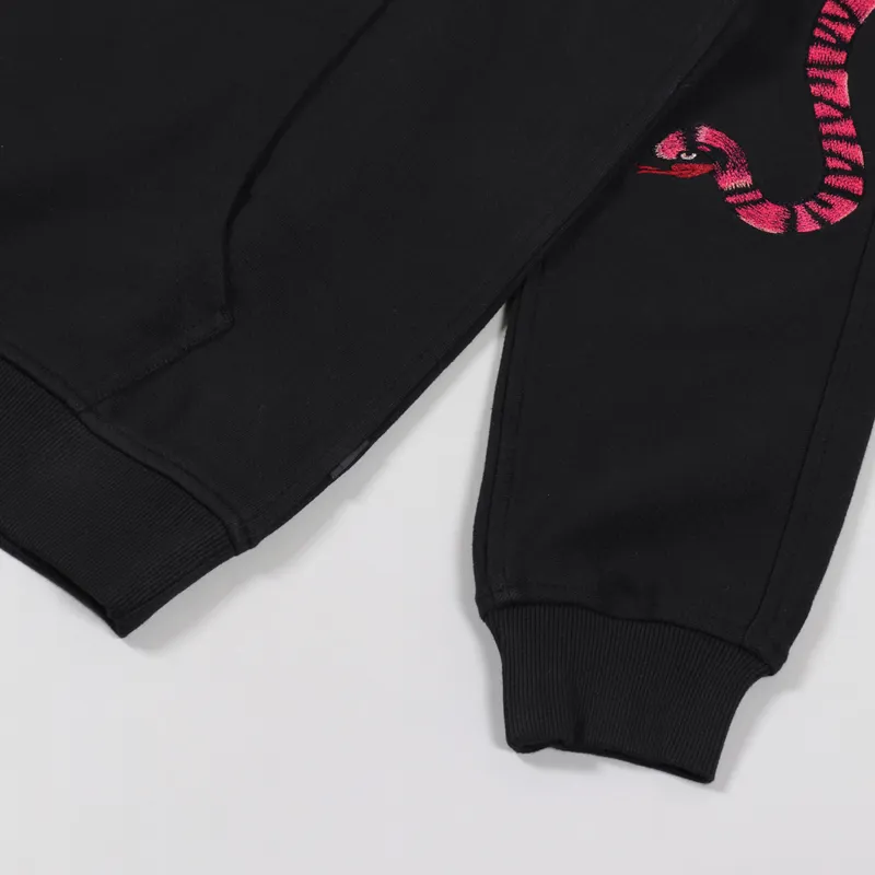 Maharishi Tiger Invasion Hoodie Black-9