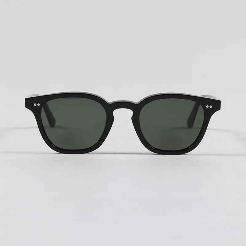 Monokel River Sunglasses Black Solid Green-1