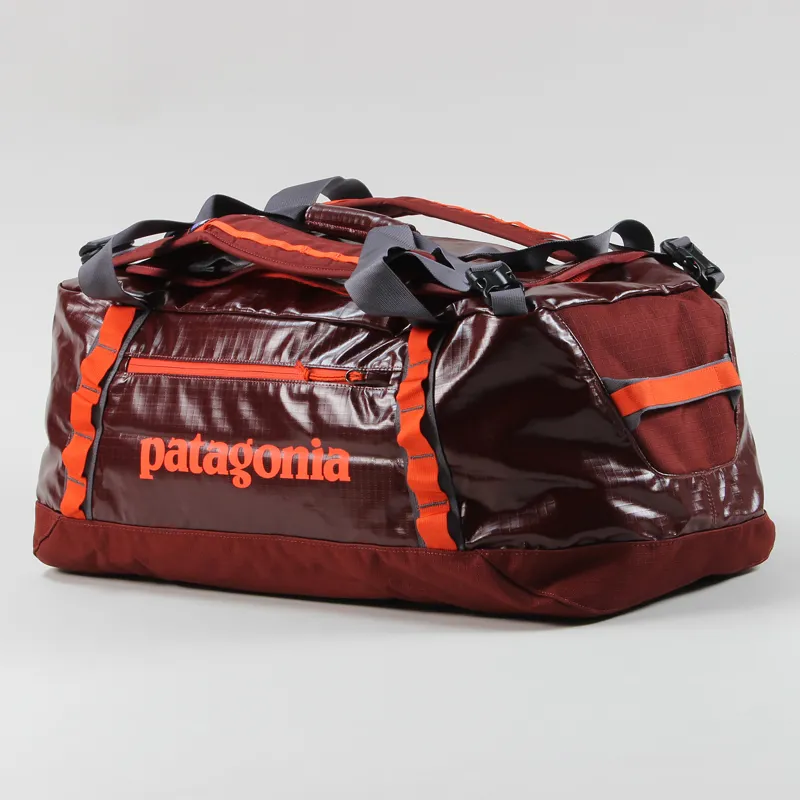 Patagonia 60l Mens Travel Luggage Outdoor Duffel Holdall Bag Red