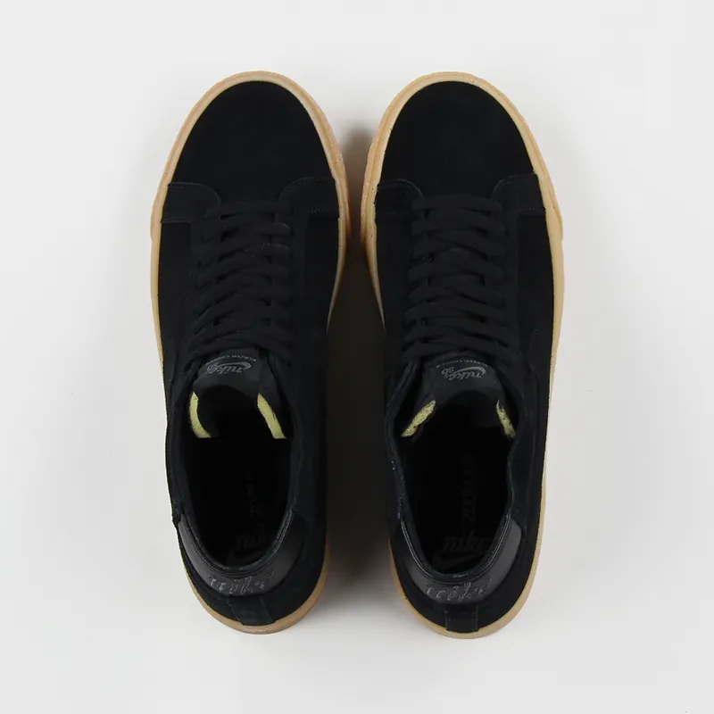 Nike SB Blazer Chukka Shoes Black-7