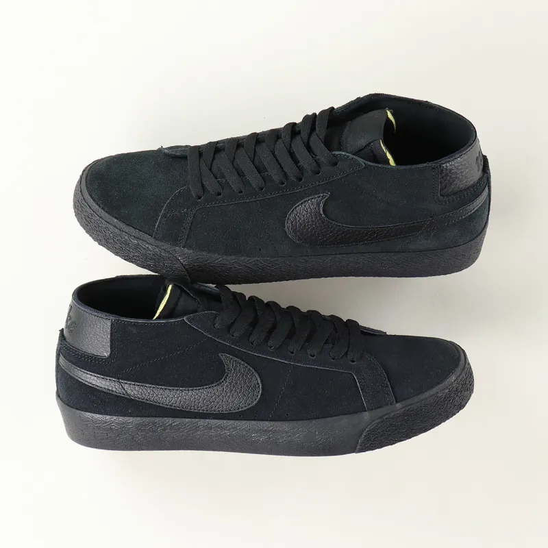Nike SB Blazer Chukka Shoes Black Black-6