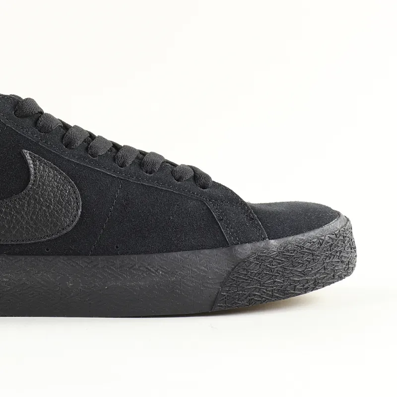Nike SB Blazer Chukka Shoes Black Black-2