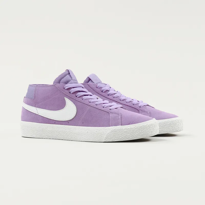 Nike SB Blazer Chukka Shoes Violet Star Summit White-4