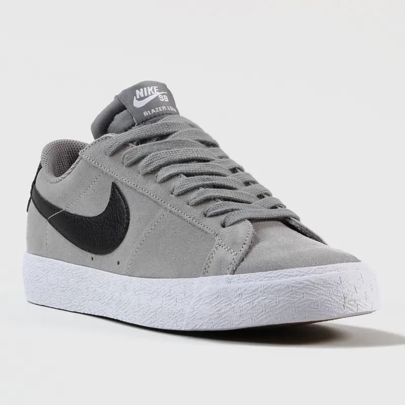 Nike SB Blazer Zoom Low Shoes Dust Black White-3