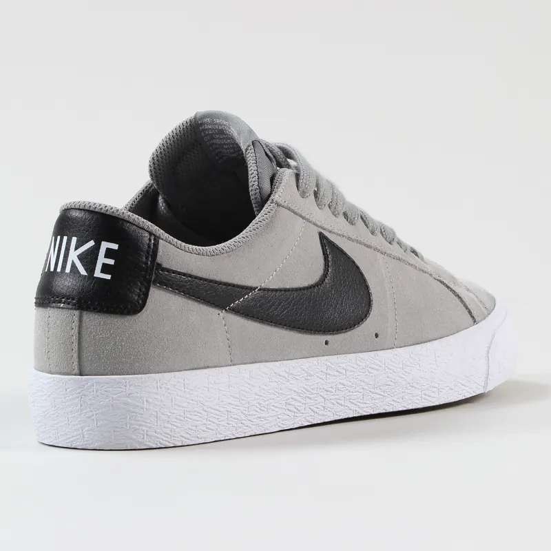 Nike SB Blazer Zoom Low Shoes Dust Black White-4