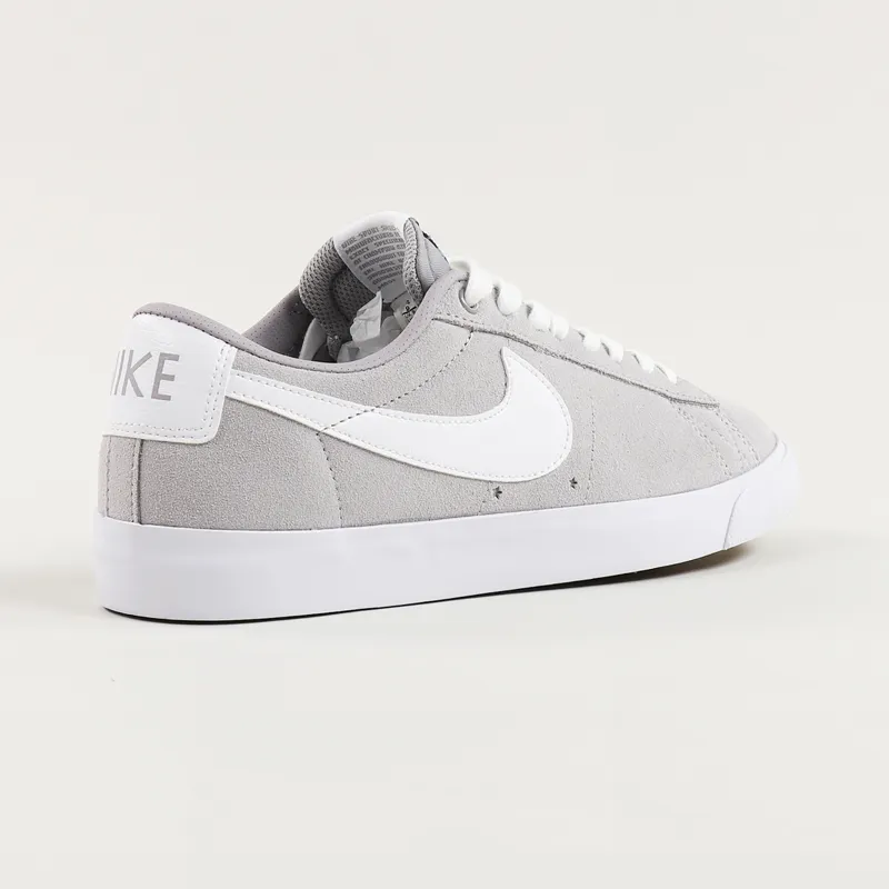 Nike SB Blazer Low GT Shoes Atmosphere Grey White-5