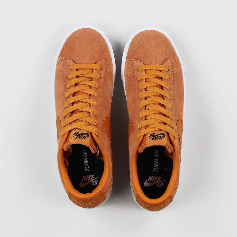 nike sb blazer low orange