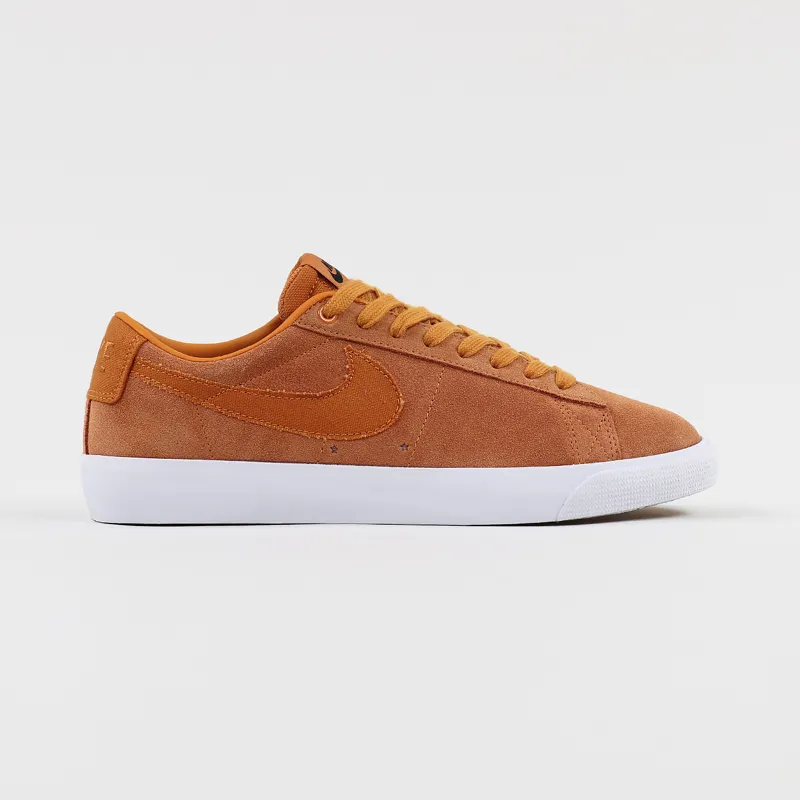 t~nis nike sb blazer low gt supreme laranja