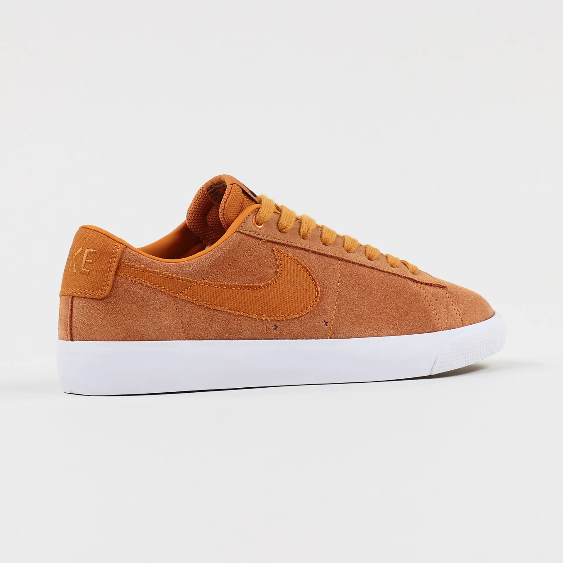 Nike SB Mens Blazer Low Grant Taylor GT Skate Shoes Orange
