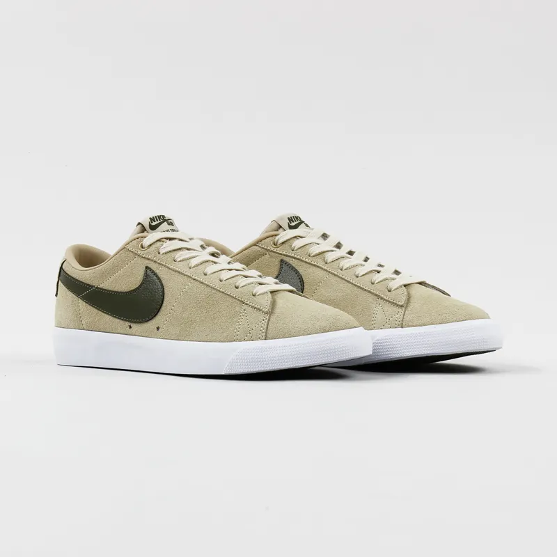 Nike SB Blazer Low GT Shoes Desert Ore Medium Olive-3