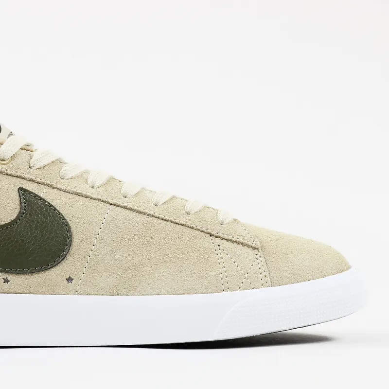 Nike SB Blazer Low GT Shoes Desert Ore Medium Olive-2