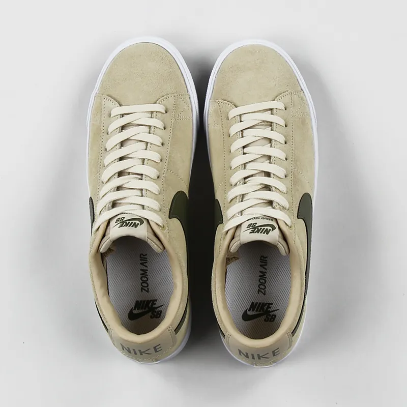 Nike SB Blazer Low GT Shoes Desert Ore Medium Olive-6