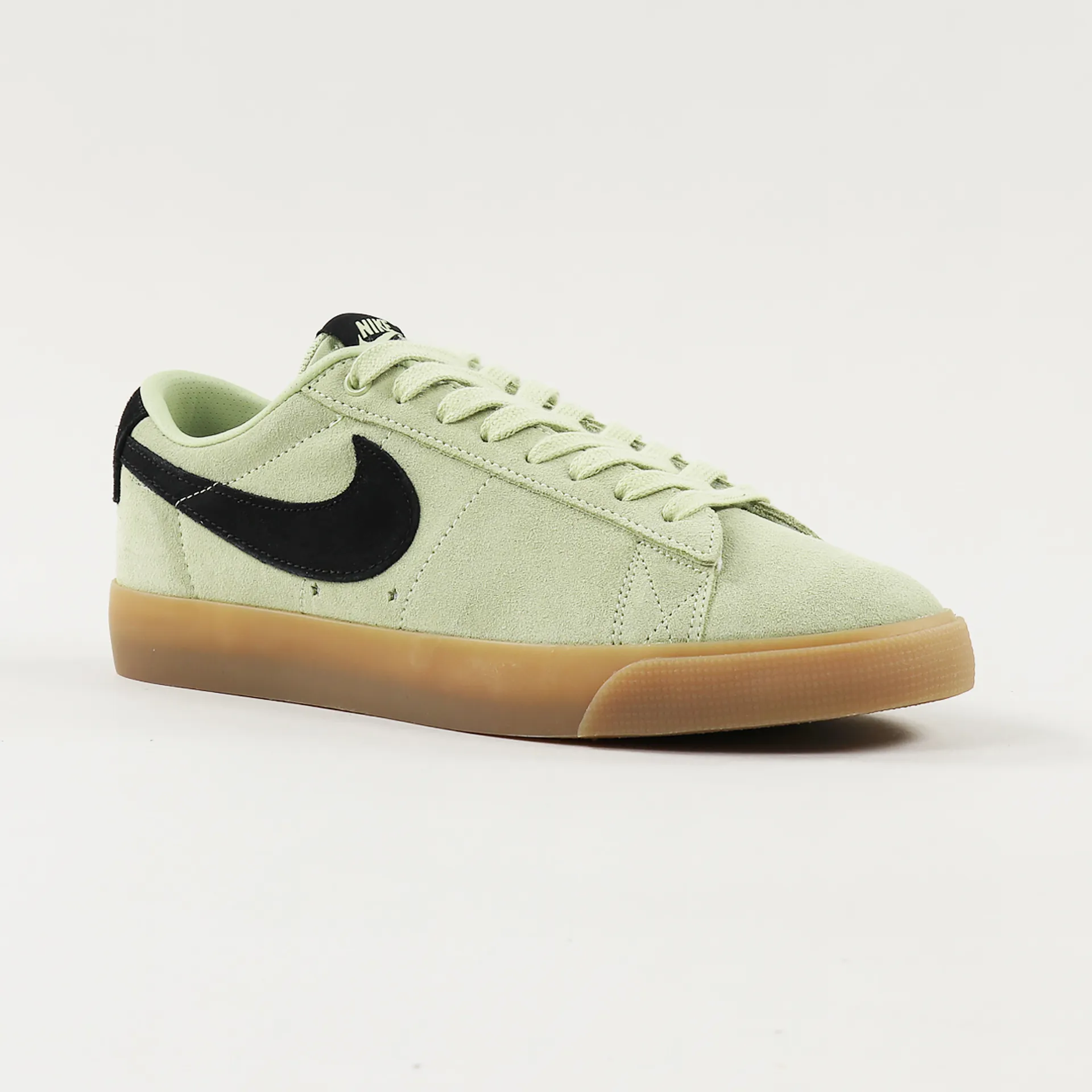 Nike SB Blazer Low GT Shoes Olive Aura Black