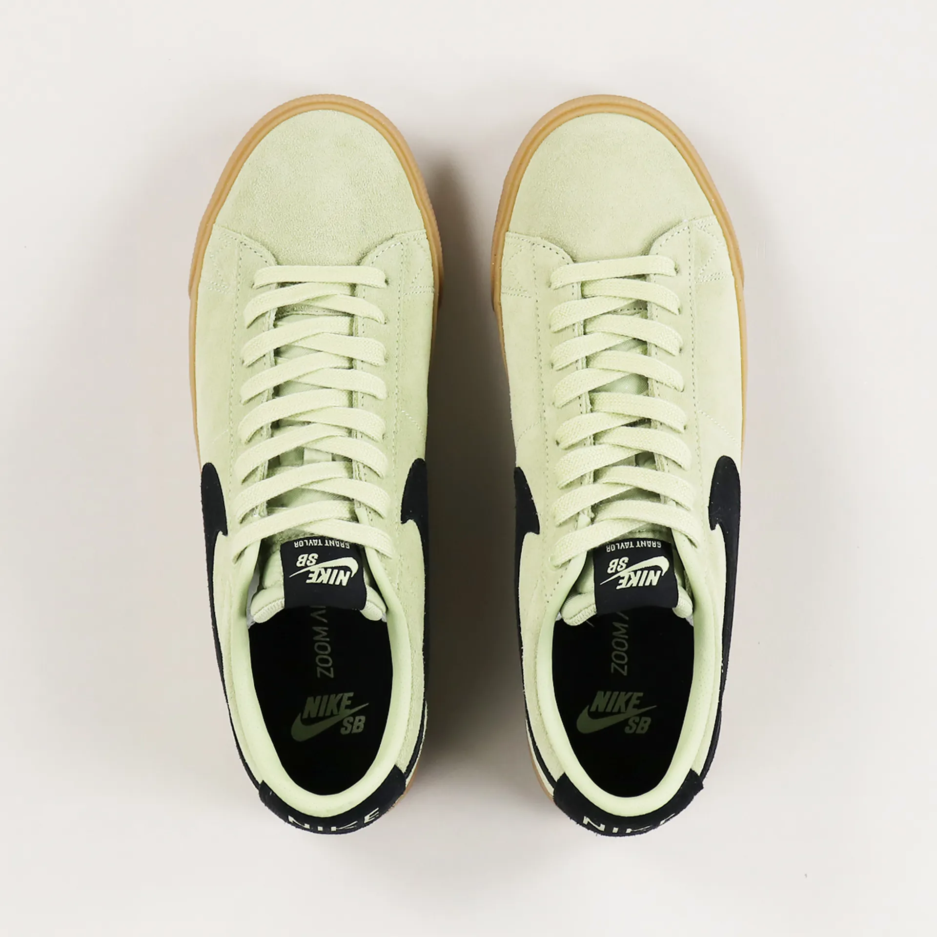 Nike SB Mens Skateboarding Blazer Low GT Shoes Olive Aura Black
