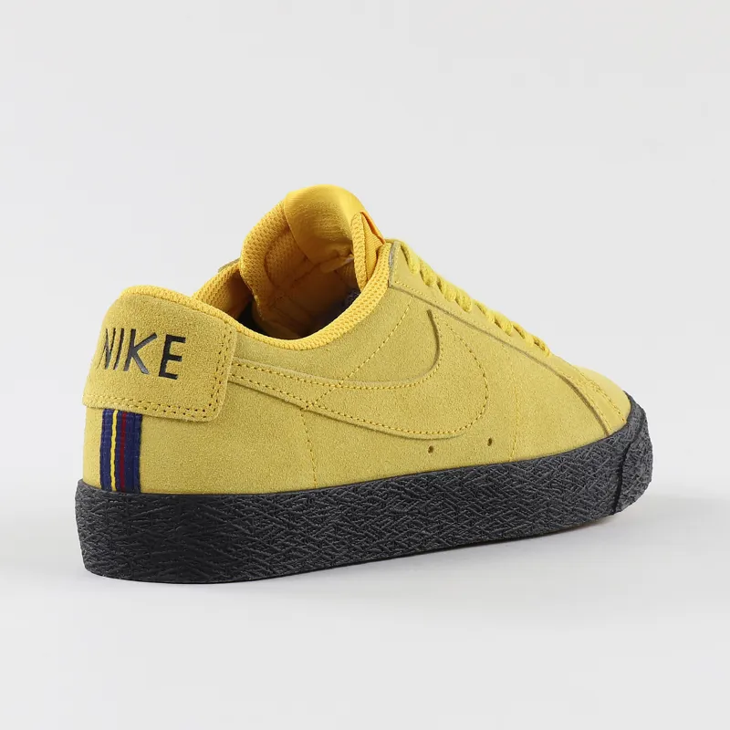 Nike SB Blazer Low Shoes Yellow Ochre Black-5