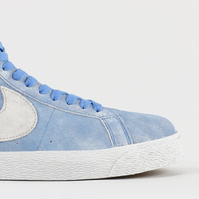 Nike SB Blazer Mid Shoes University Blue Light Bone-2