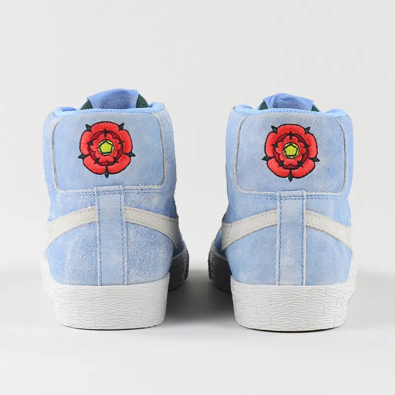 Nike SB Blazer Mid Shoes University Blue Light Bone-7