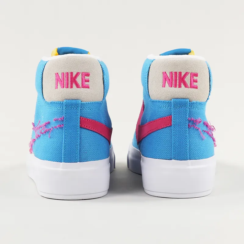 Nike SB Zoom Blazer Mid Edge Shoes Laser Blue Watermelon-8