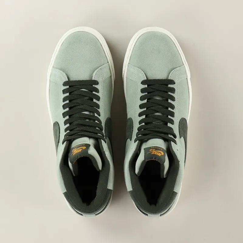 Nike SB Blazer Mid Shoes Jade Horizon Sequoia-8