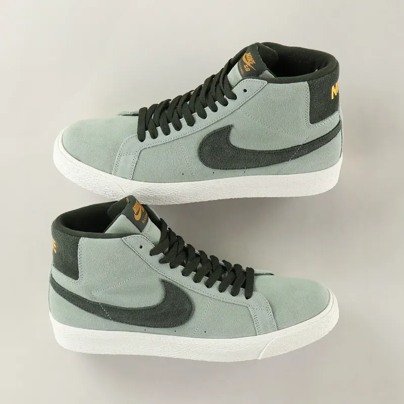 Nike SB Blazer Mid Shoes Jade Horizon Sequoia-3