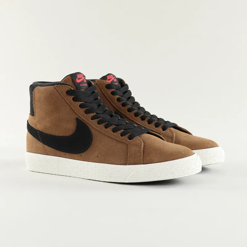 Nike SB Blazer Mid Shoes Light British Tan Black-3