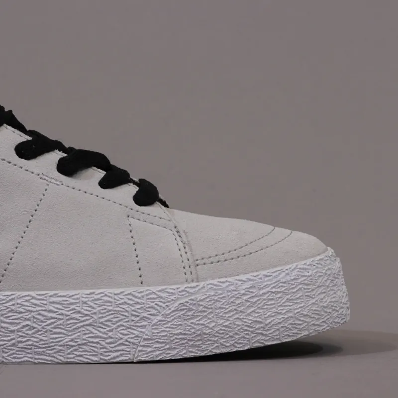 Nike Blazer Mid LR Shoes - Neutral Grey, Black and Atomic Red-3