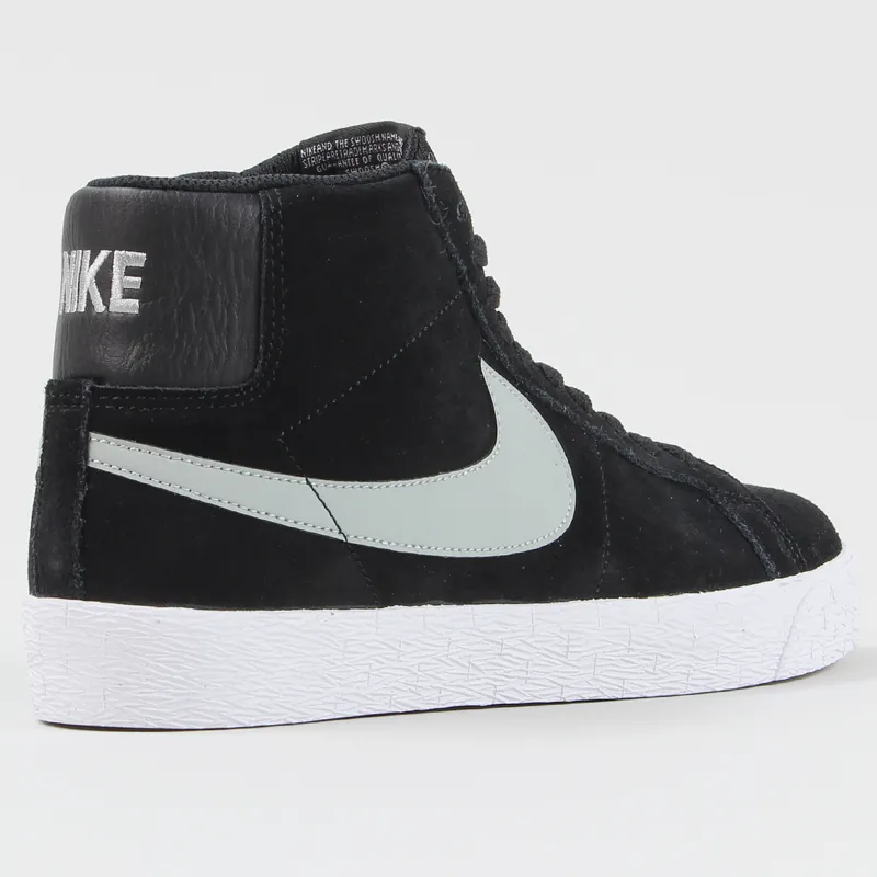 Nike SB Blazer Premium SE Shoes Black Base Grey White-4