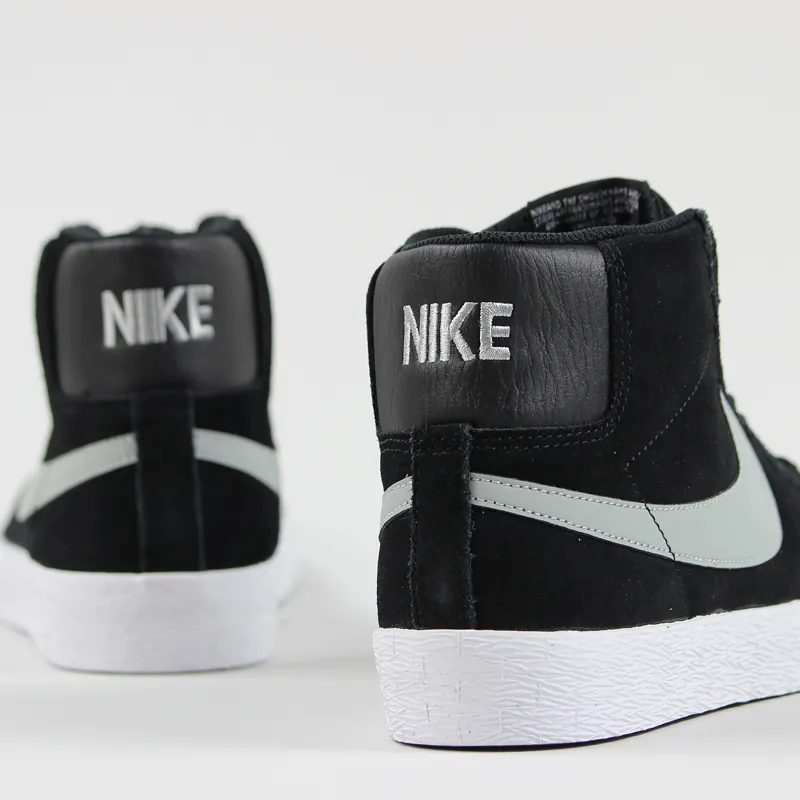 Nike SB Blazer Premium SE Shoes Black Base Grey White-5