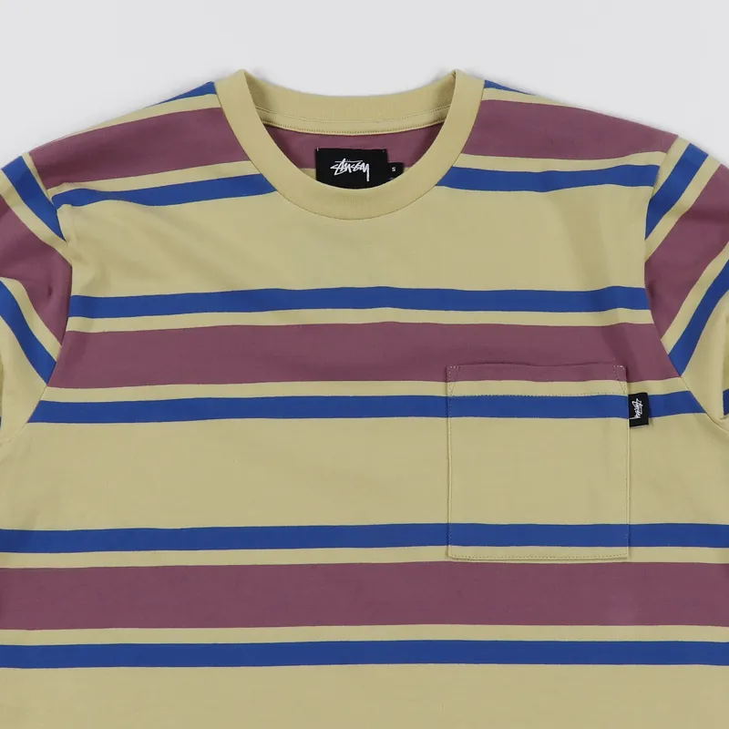 Stussy Bold Stripe Jersey Cream-1