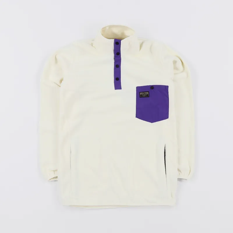 Charging Thunder Black Elk Peak Fleece Cream Purple