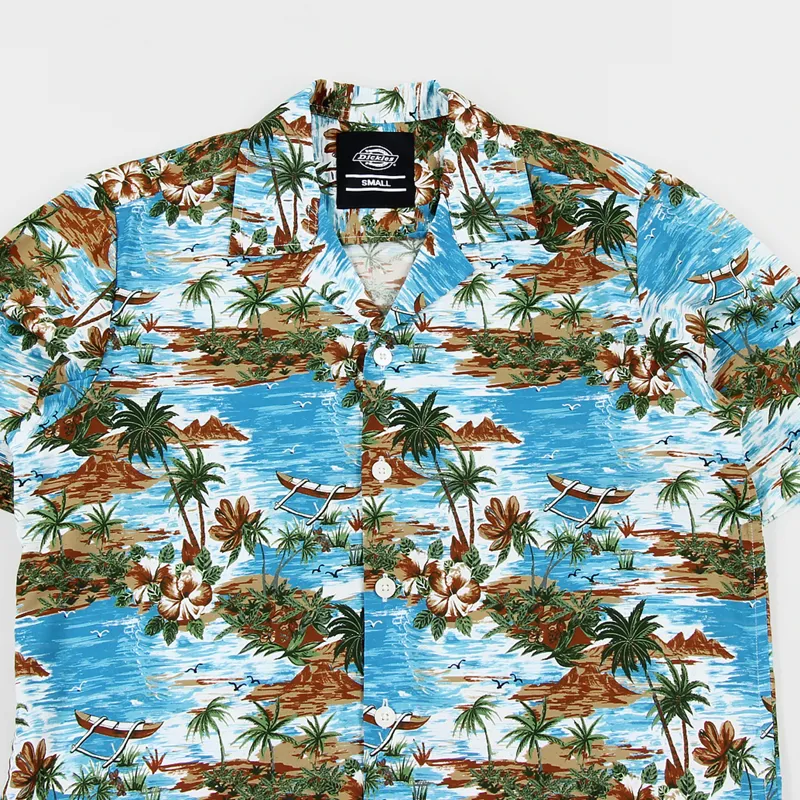 Dickies Blossvale Shirt Ocean-1