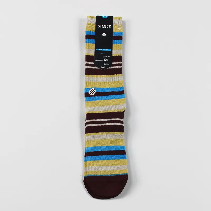 Stance Blue Hyena M Socks Burgundy