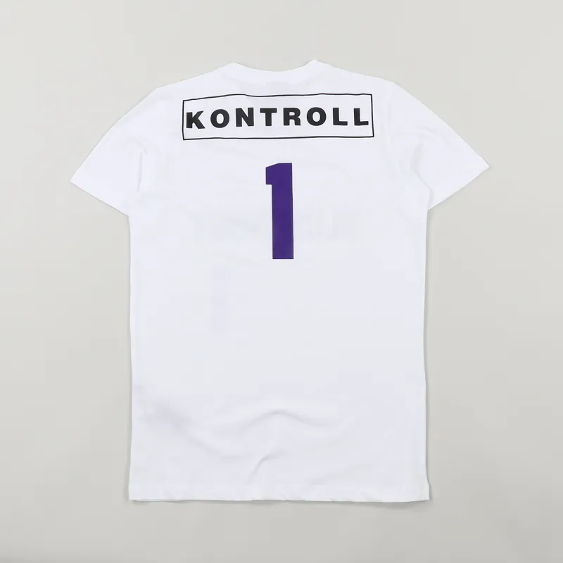 Kappa Kontroll Football Blueprint T Shirt White