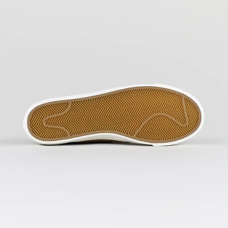 Nike SB Blazer Zoom Low Shoes Golden Beige Black Sail-5