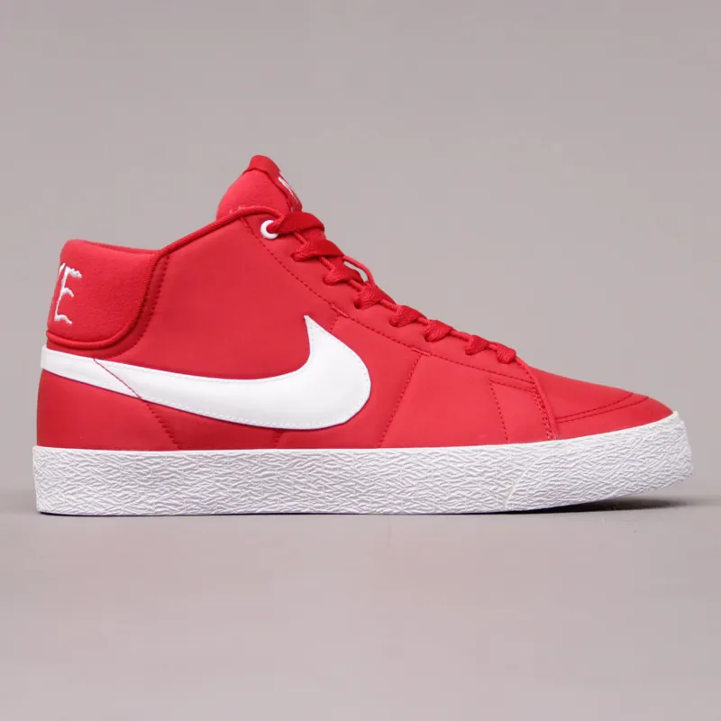 zijn Banyan Disco Nike Blazer Mid LR Neckface Shoes - University Red and White