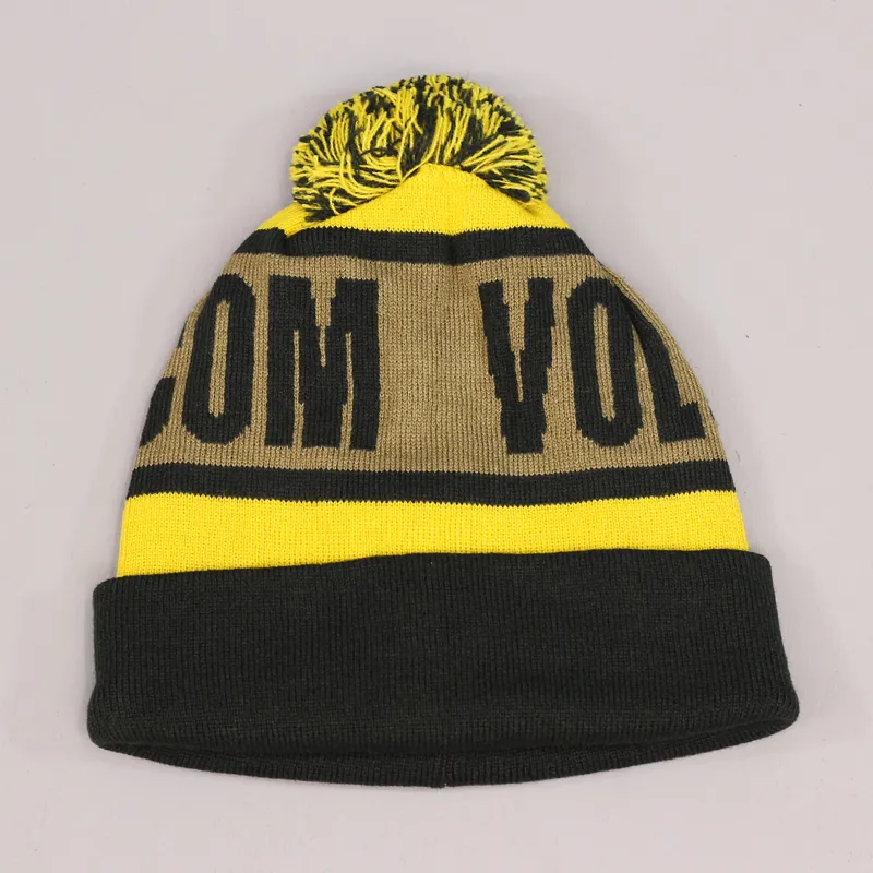 Volcom Board Bill Beanie Oil Yellow