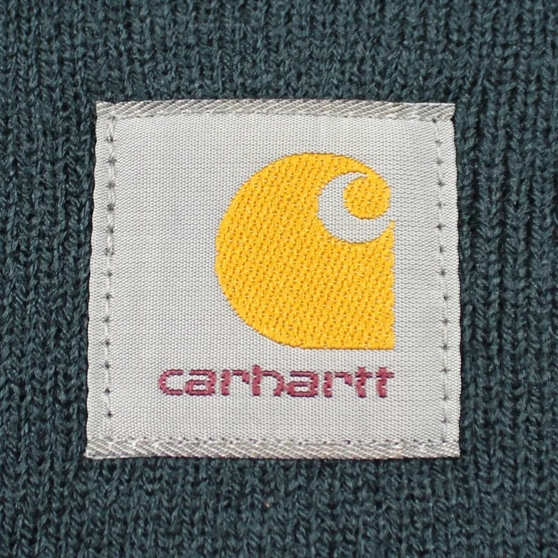 Carhartt Bobble Watch Beanie Dark Petrol-1