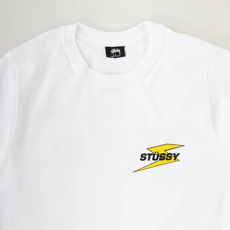 Stussy Bolt T Shirt White-2