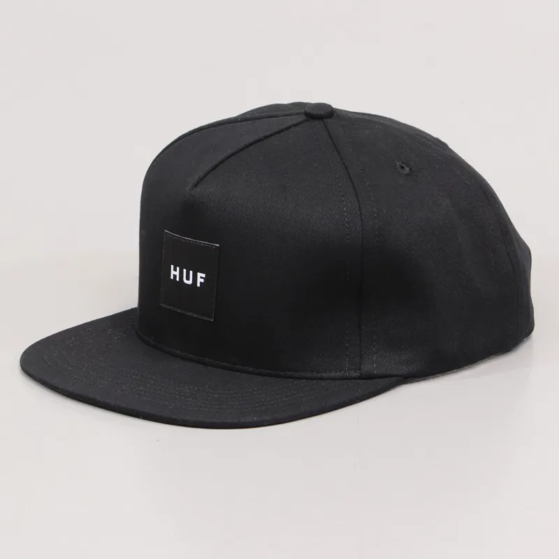 Huf Box Logo Snapback Cap Black-2