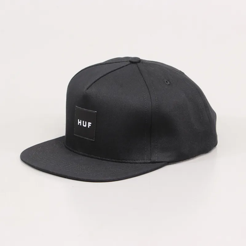 Huf Box Logo Snapback Cap Black