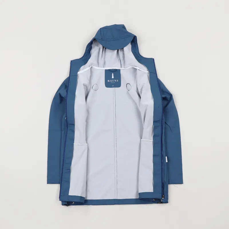 Rains Breaker Jacket Faded Blue-1