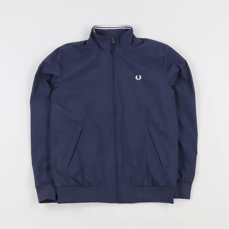 Fred perry brentham jacket carbon blue store
