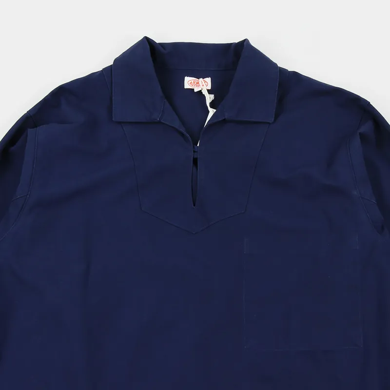 Armor Lux Breton Fisherman Smock Navy-1