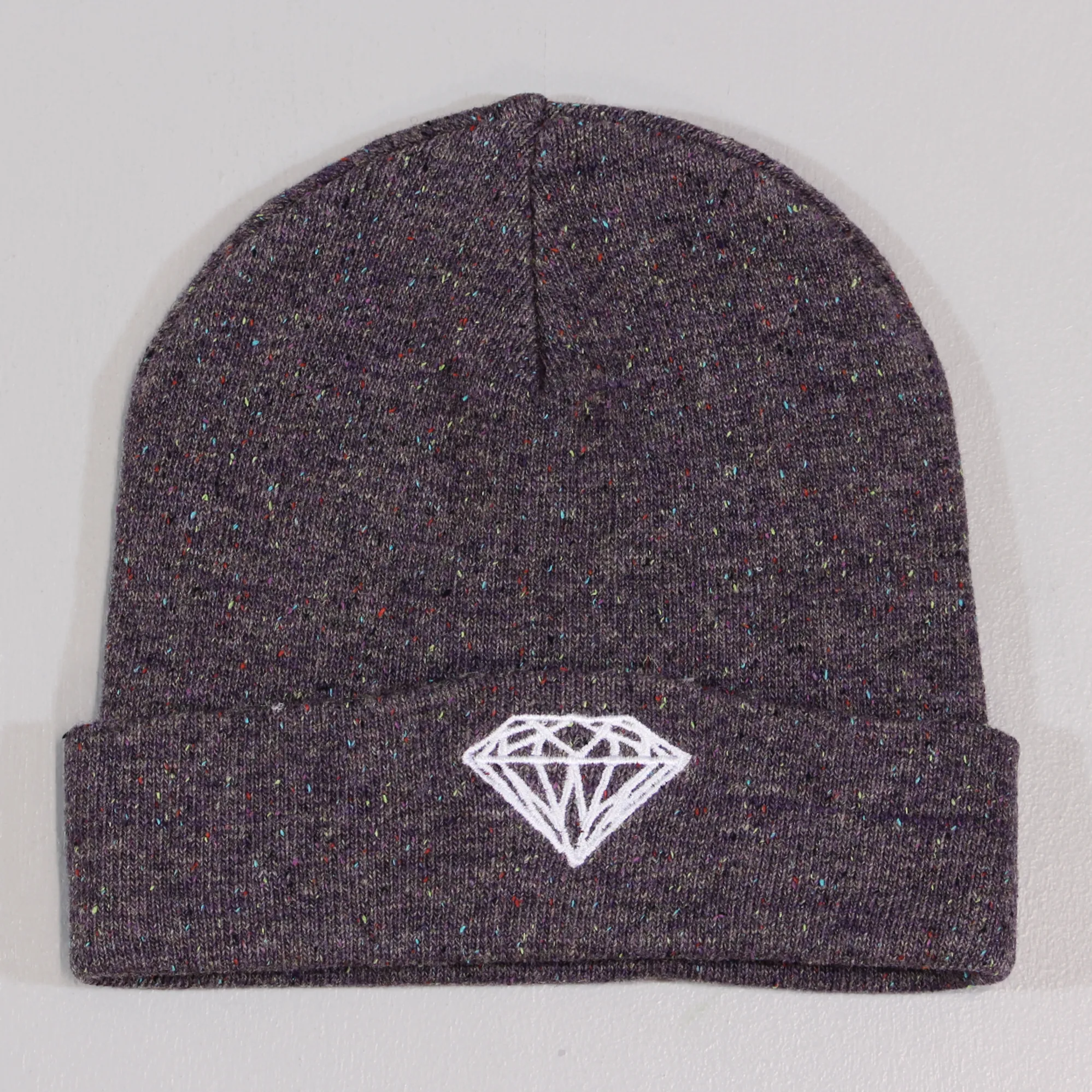 Diamond Supply Mens Knit Skate Brilliant Beanie Burgundy Red