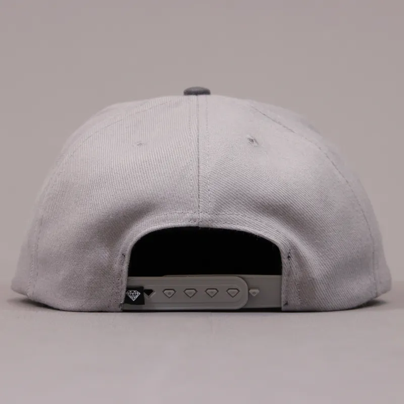 Diamond Brilliant Snapback - Grey-3
