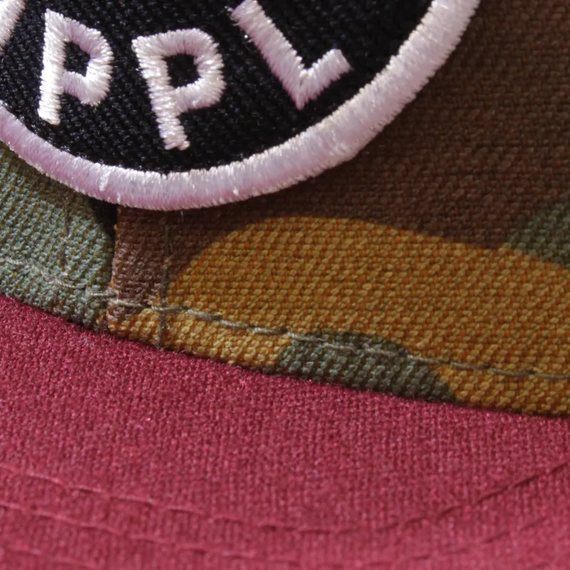 Brixton Oath III Adjustable Cap - Camo, Cardinal-3