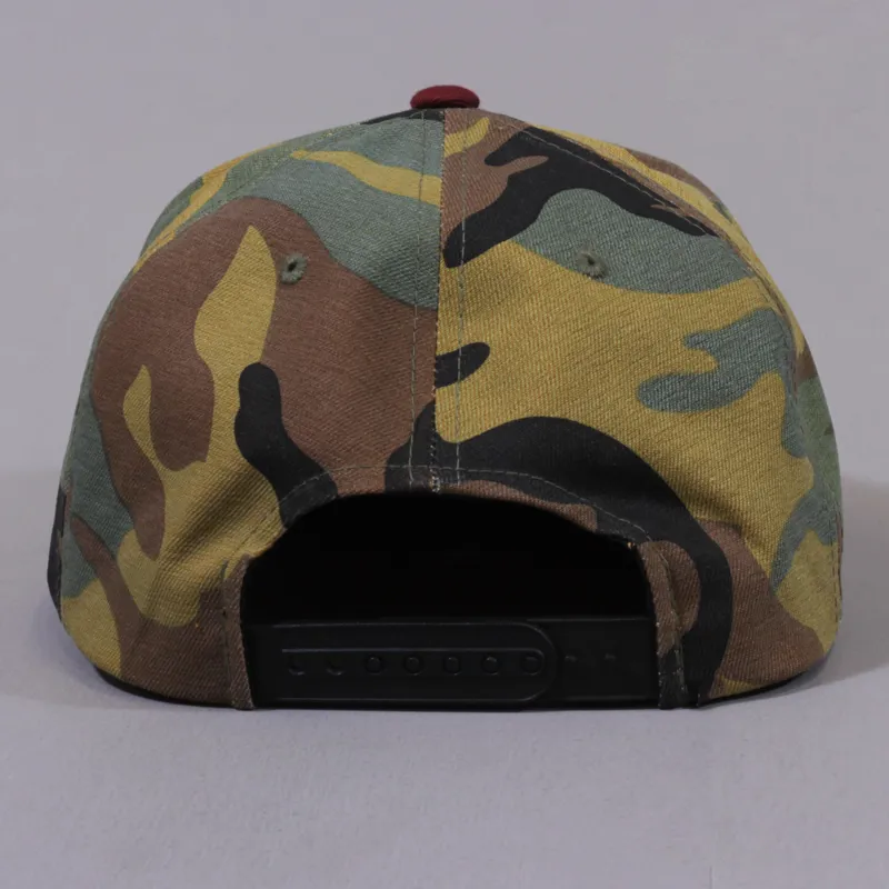 Brixton Oath III Adjustable Cap - Camo, Cardinal-4